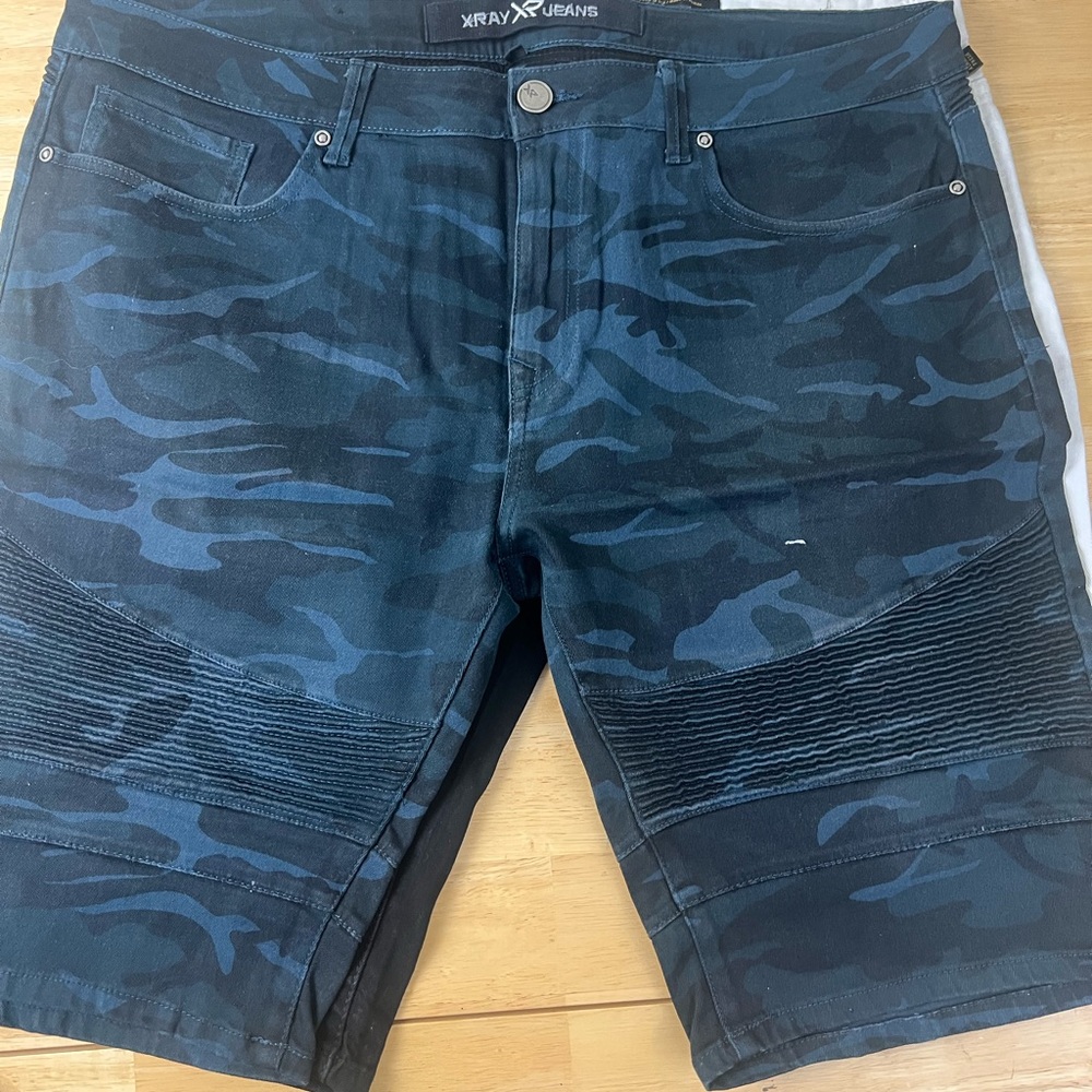 Men's Blue Camo Shorts XRAY